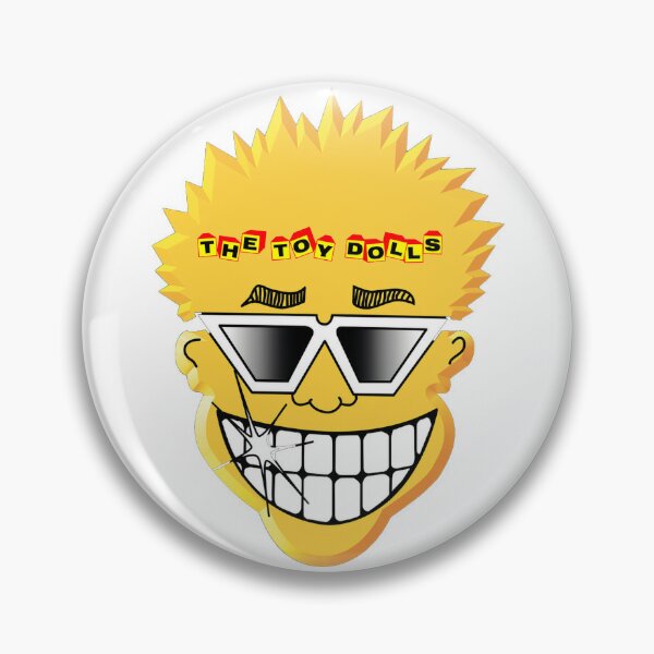 The Toy Dolls Music Logo Band Pin