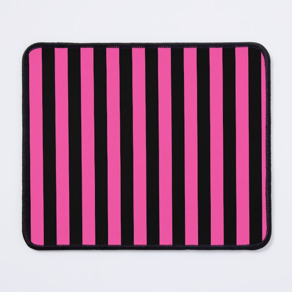 Item preview, Basic Vertical Stripes - Black & Candy Pink designed and sold by TheFrostedDonut.
