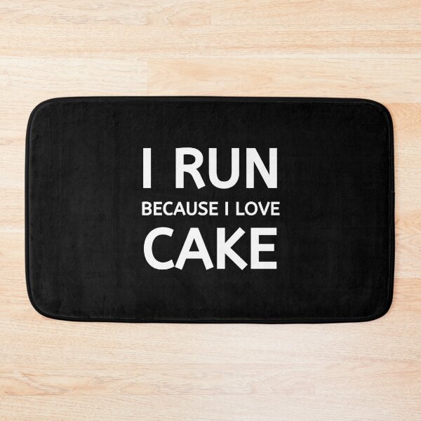 Item preview, I Run Because I Love Cake - Running I designed and sold by RunPower.