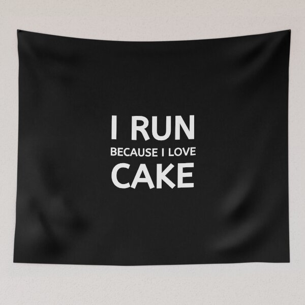Item preview, I Run Because I Love Cake - Running I designed and sold by RunPower.