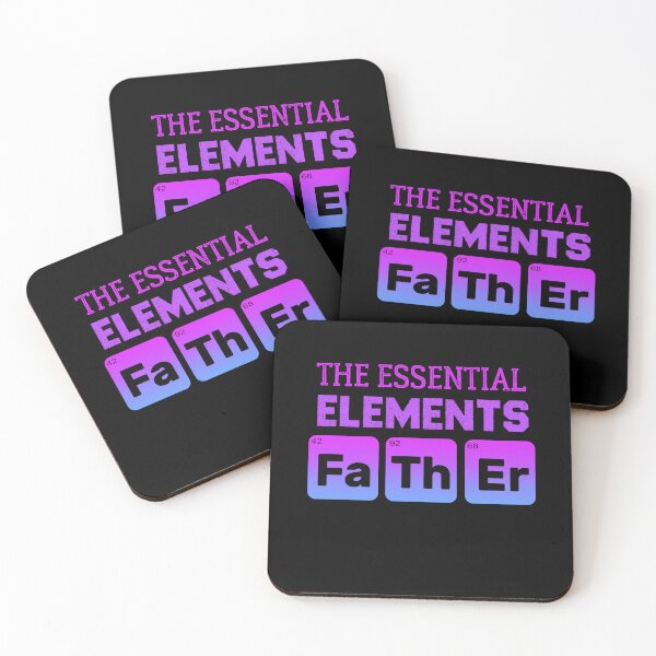 Item preview, Father The Essential Elements - father's day chemistry Science Dad designed and sold by Raiko-art.