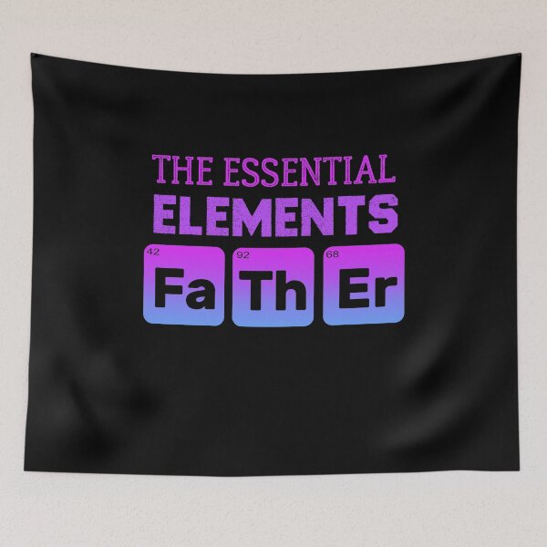 Item preview, Father The Essential Elements - father's day chemistry Science Dad designed and sold by Raiko-art.