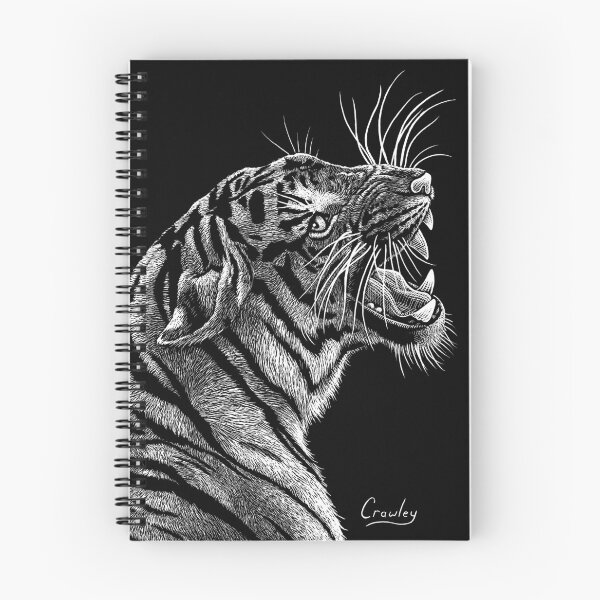 Item preview, Roaring Tiger Scratchboard Art designed and sold by StevenCrawley.