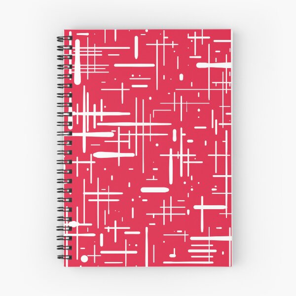 Item preview, Mid-Century Modern Kinetikos Pattern in Red and White designed and sold by kierkegaard.