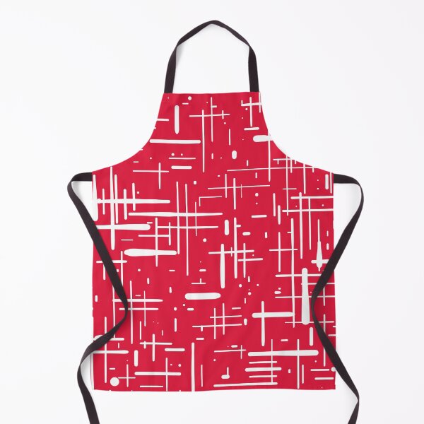 Item preview, Mid-Century Modern Kinetikos Pattern in Red and White designed and sold by kierkegaard.
