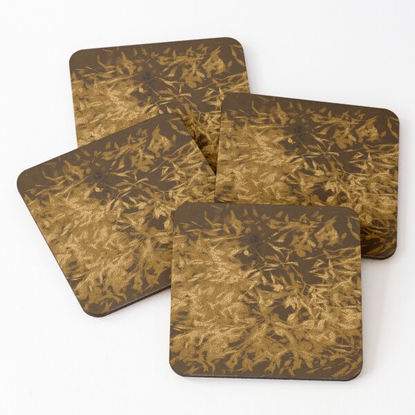 Item preview, Golden abstract hay field designed and sold by SulkaCreative.