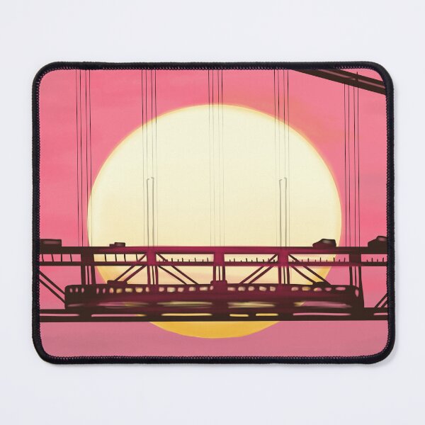Item preview, Pink Sunset Sky Bridge designed and sold by teresartwork.