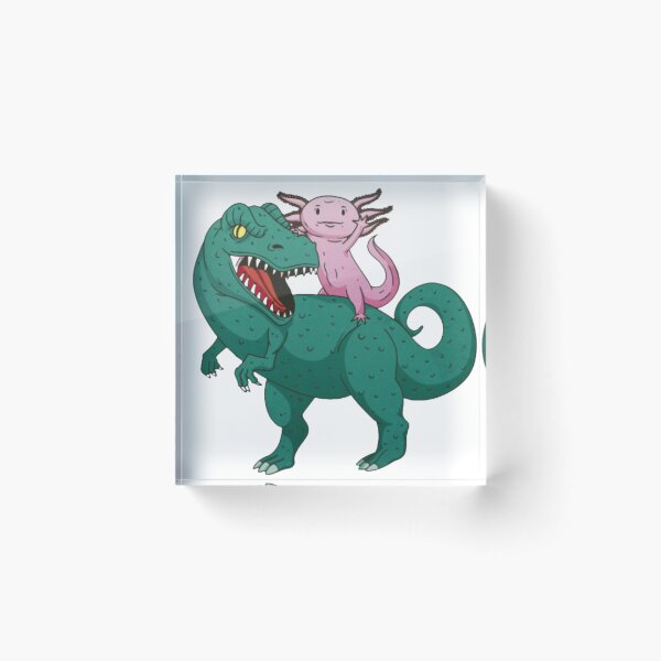 Item preview, Axolotl riding a T-Rex designed and sold by Digital-Zoo.