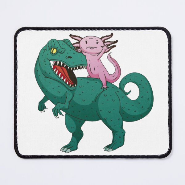 Item preview, Axolotl riding a T-Rex designed and sold by Digital-Zoo.