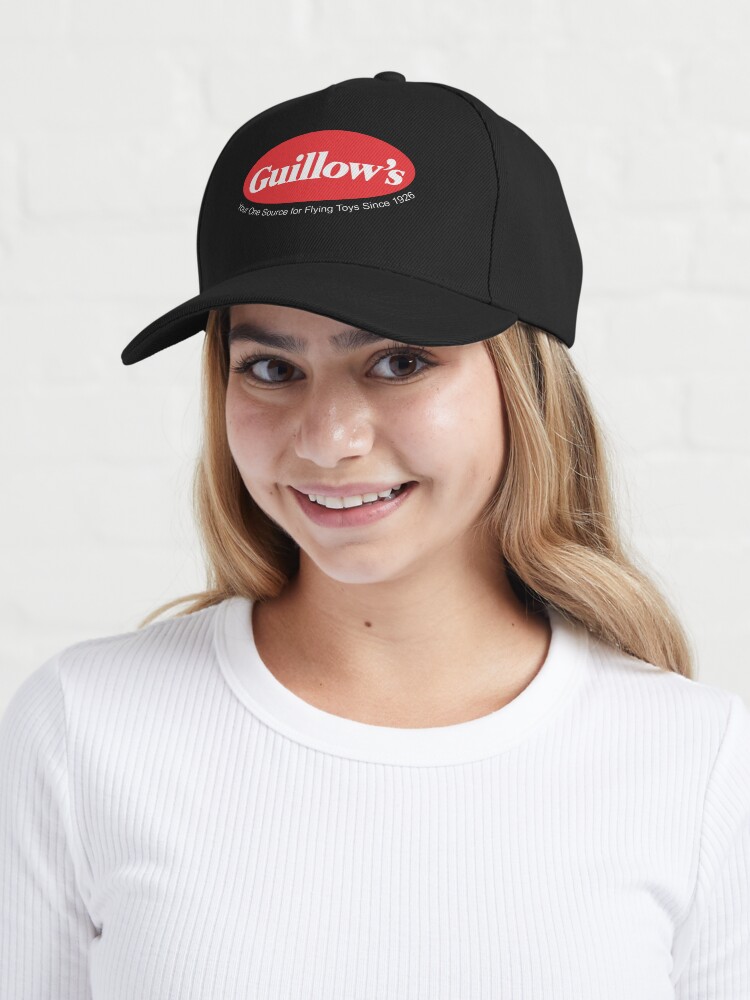 Thumbnail 6 of 7, Cap, Guillow's Logo White Tagline designed and sold by GuillowGliders.