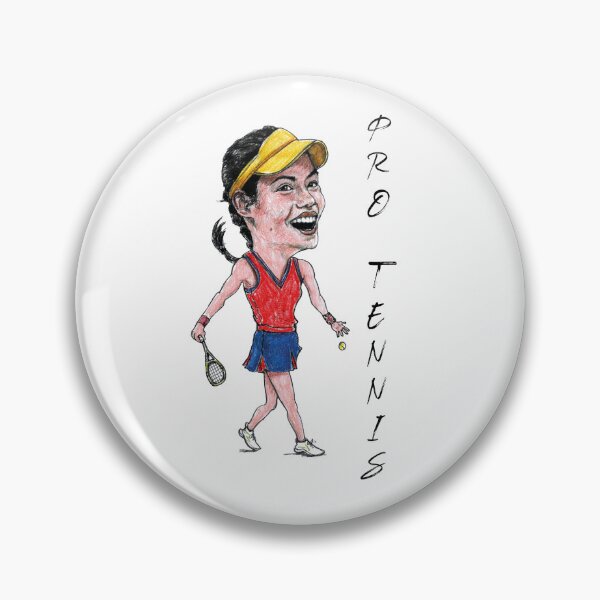 Item preview, Emma Raducanu Pro Tennis caricature designed and sold by dizzycatbiz.