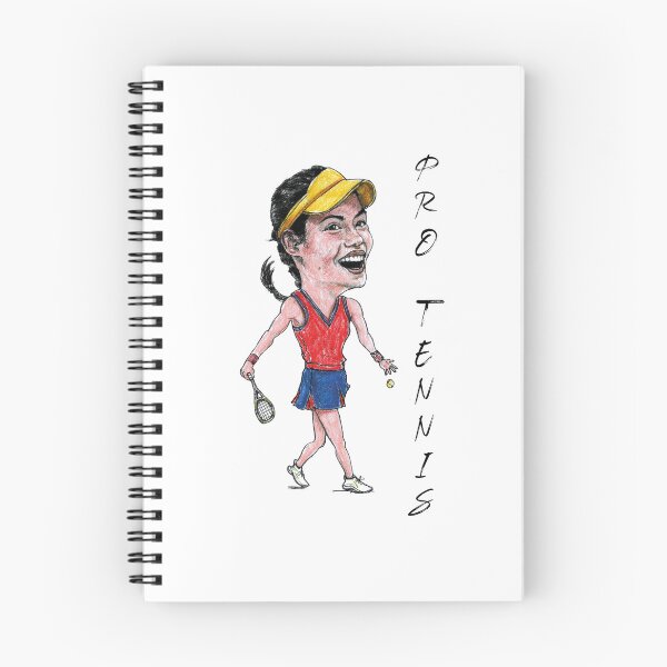 Item preview, Emma Raducanu Pro Tennis caricature designed and sold by dizzycatbiz.