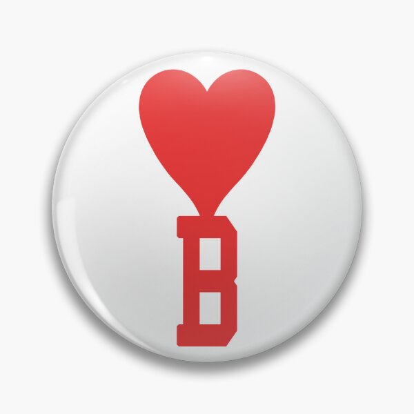 Item preview, personalize B Name Love Heart Print, Hoodie Love, gift, Branded Love heart, Alphabet Brand Love designed and sold by re-make-.