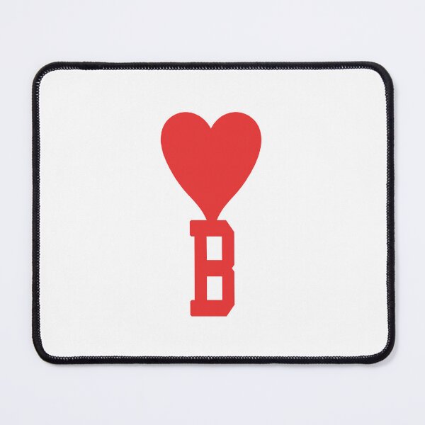 Item preview, personalize B Name Love Heart Print, Hoodie Love, gift, Branded Love heart, Alphabet Brand Love designed and sold by re-make-.