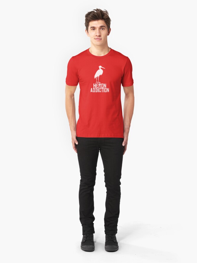 Alternate view of Heron Addiction Slim Fit T-Shirt