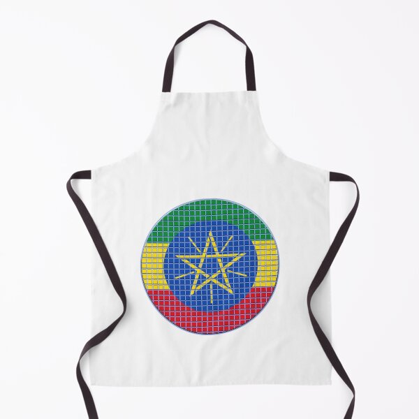 Item preview, Ethiopia Flag Rounded - Squares Pixel  designed and sold by MoonElite.