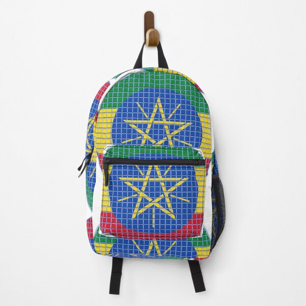 Item preview, Ethiopia Flag Rounded - Squares Pixel designed and sold by MoonElite.