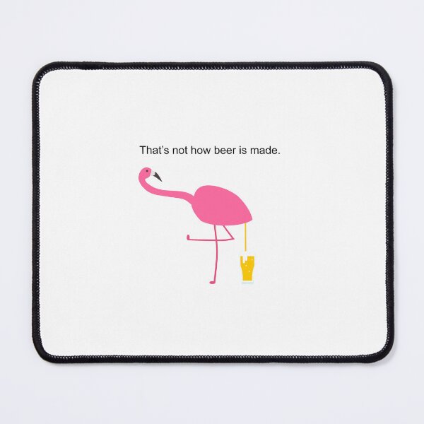 Item preview, Reversed flamingo peeing beer. designed and sold by TINTOUIN.