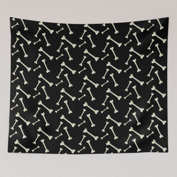 Item preview, Comic bones pattern dogs cats kibble designed and sold by KeepItSimple089.