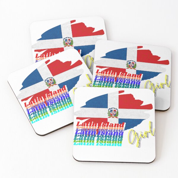 Item preview, Latin Island girl, Dominican republic flag designed and sold by LatinLove22.