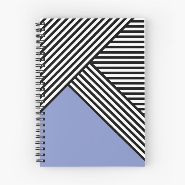 Item preview, Black and white stripes with blue triangle designed and sold by BattaAnastasia.