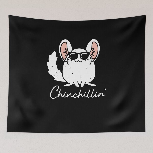 Aperçu de l'œuvre Chinchillin Drôle Chinchilla Cadeau Poussière Souris Animal Chinchilla créée et vendue par Lenny Stahl.