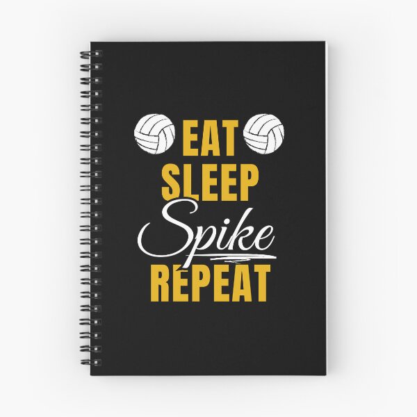 Item preview, funny volleyball - eat, sleep, spike, repeat designed and sold by RomualdGR.