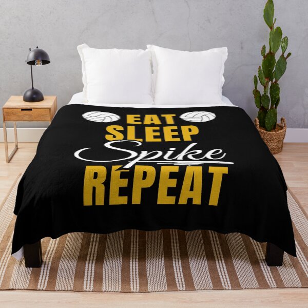 Item preview, funny volleyball - eat, sleep, spike, repeat designed and sold by RomualdGR.