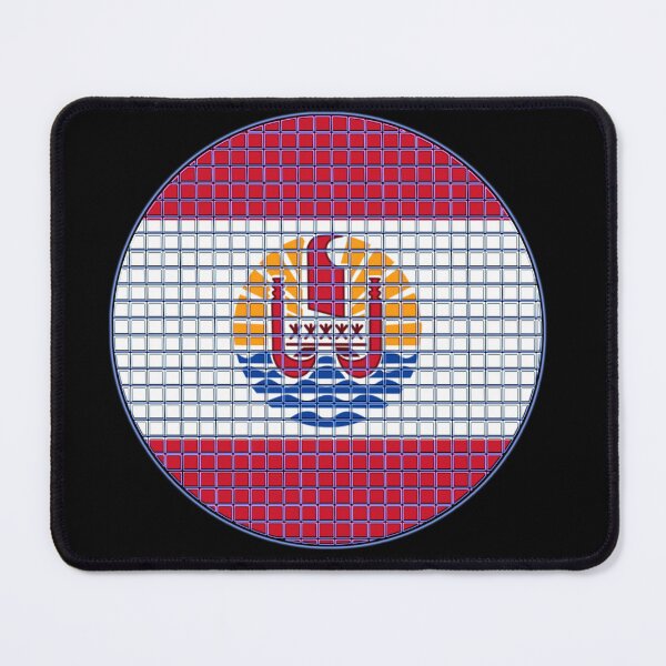 Item preview, French Polynesia Flag Rounded - Squares Pixel designed and sold by MoonElite.
