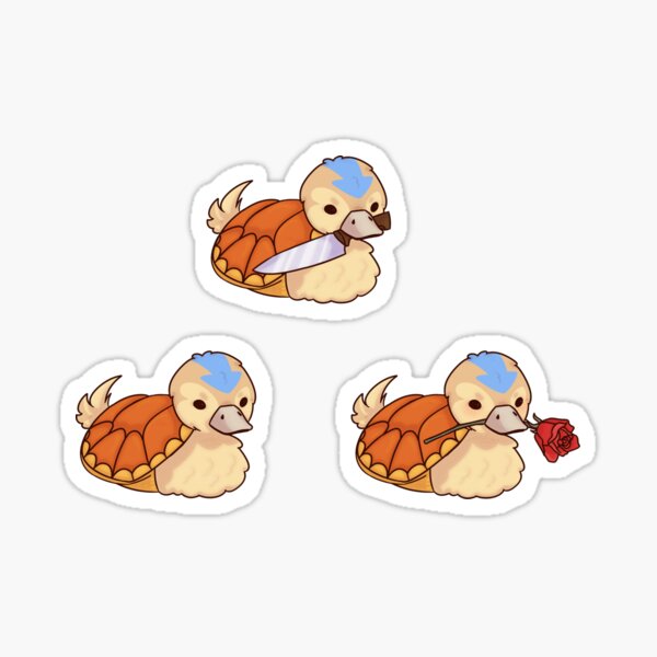 Aperçu de l'œuvre ATLA Aang Tortue Canards Set créée et vendue par Zolzo.