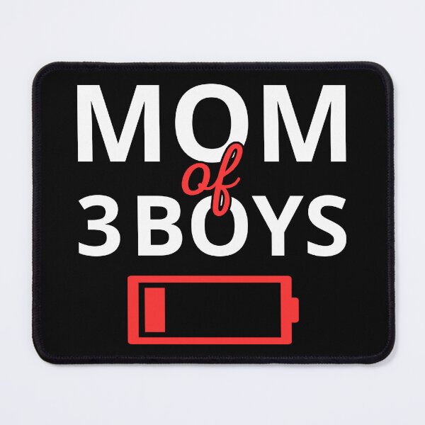Item preview, Tired Mom Of 3 Boys II designed and sold by Lemon Pepper.