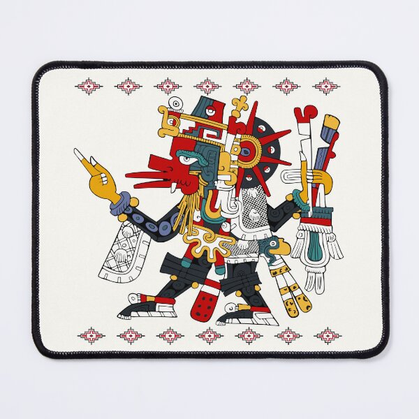 Item preview, Quetzalcoatl - Aztec God of Wisdom and Life Borgia Style Tee Shirt designed and sold by Aztectees.