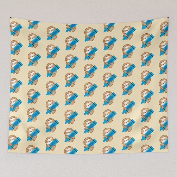 Item preview, Cute Blue Crayon Sloth  designed and sold by theslothinme.