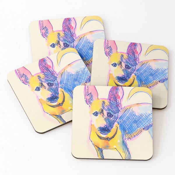 Item preview, Kato, a Warhol-inspired dog designed and sold by updoggallery.