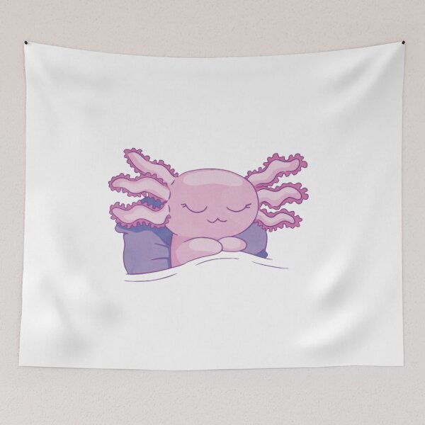 Item preview, Sleeping Axolotl designed and sold by Digital-Zoo.