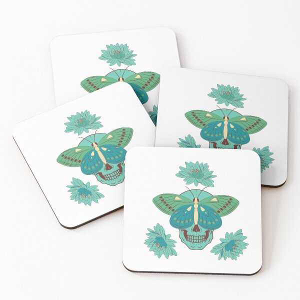 Item preview, Green skull-butterfly designed and sold by KS-Y.