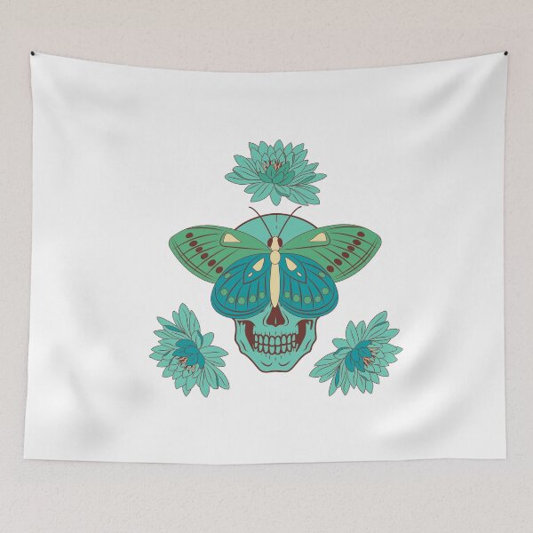 Item preview, Green skull-butterfly designed and sold by KS-Y.