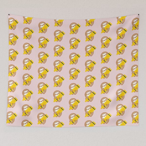 Item preview, Cute Yellow Crayon Sloth  designed and sold by theslothinme.