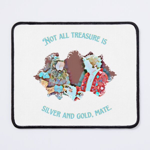 Item preview, Not All Treasure (blue) designed and sold by Our Flag Means Merch.
