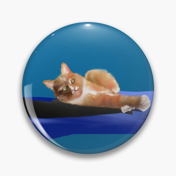 Item preview, Sheena's white and caramel furry baby, A cute cat and his shadow designed and sold by dusso.