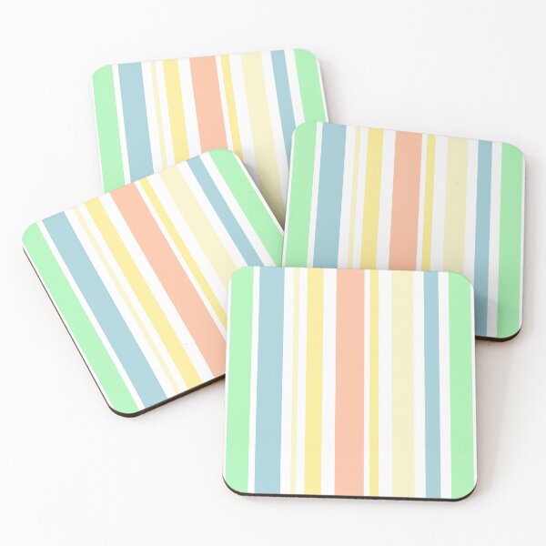 Item preview, Pastel Colored Vertical Lines on a White Background designed and sold by joseartgel.