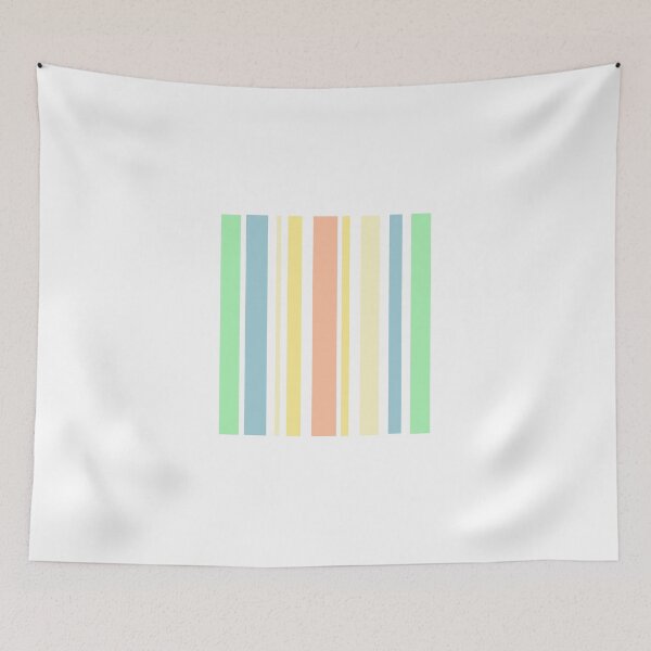 Item preview, Pastel Colored Vertical Lines on a White Background designed and sold by joseartgel.