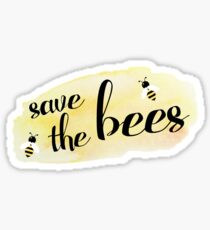 save the bees Sticker