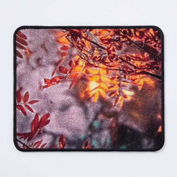 Item preview, Golden leaves with purple starry background designed and sold by SulkaCreative.