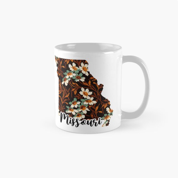 Item preview, Floral Map of USA States Missouri - Map of Missouri designed and sold by AmethystMurad.