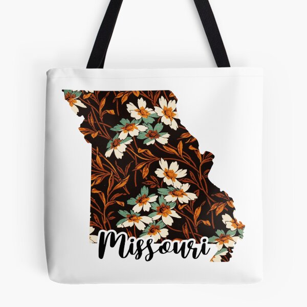 Item preview, Floral Map of USA States Missouri - Map of Missouri designed and sold by AmethystMurad.