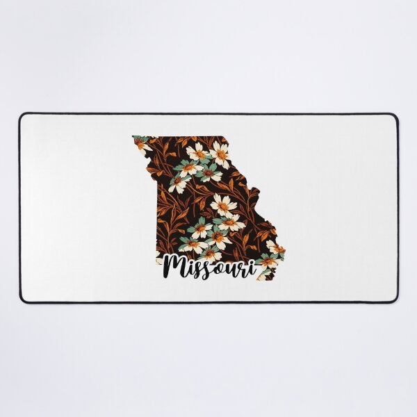 Item preview, Floral Map of USA States Missouri - Map of Missouri designed and sold by AmethystMurad.