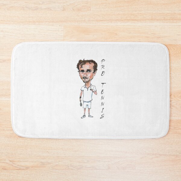 Item preview, Daniil Medvedev Pro Tennis caricature designed and sold by dizzycatbiz.