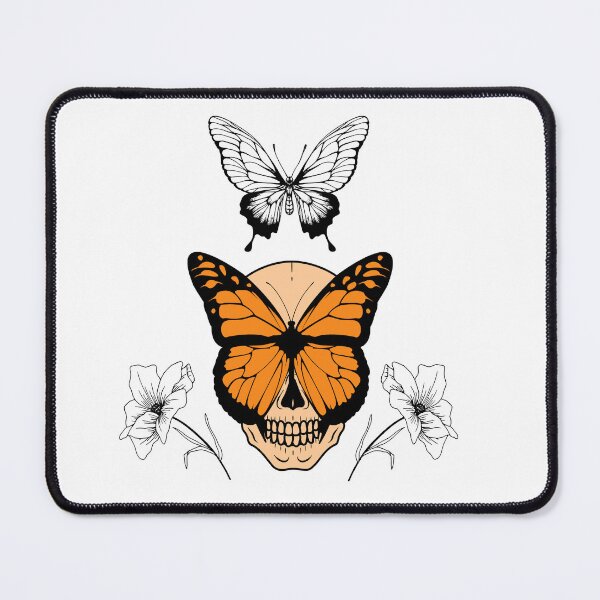 Item preview, Orange skull-butterfly designed and sold by KS-Y.