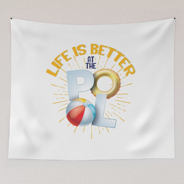 Item preview, Life is better at the pool designed and sold by Best-Designers.